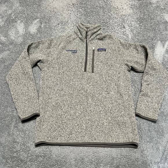 Patagonia Better Sweater Mens Small Gray Grey Outdoors Quarter Zip Hiking Qzip - Picture 1 of 8